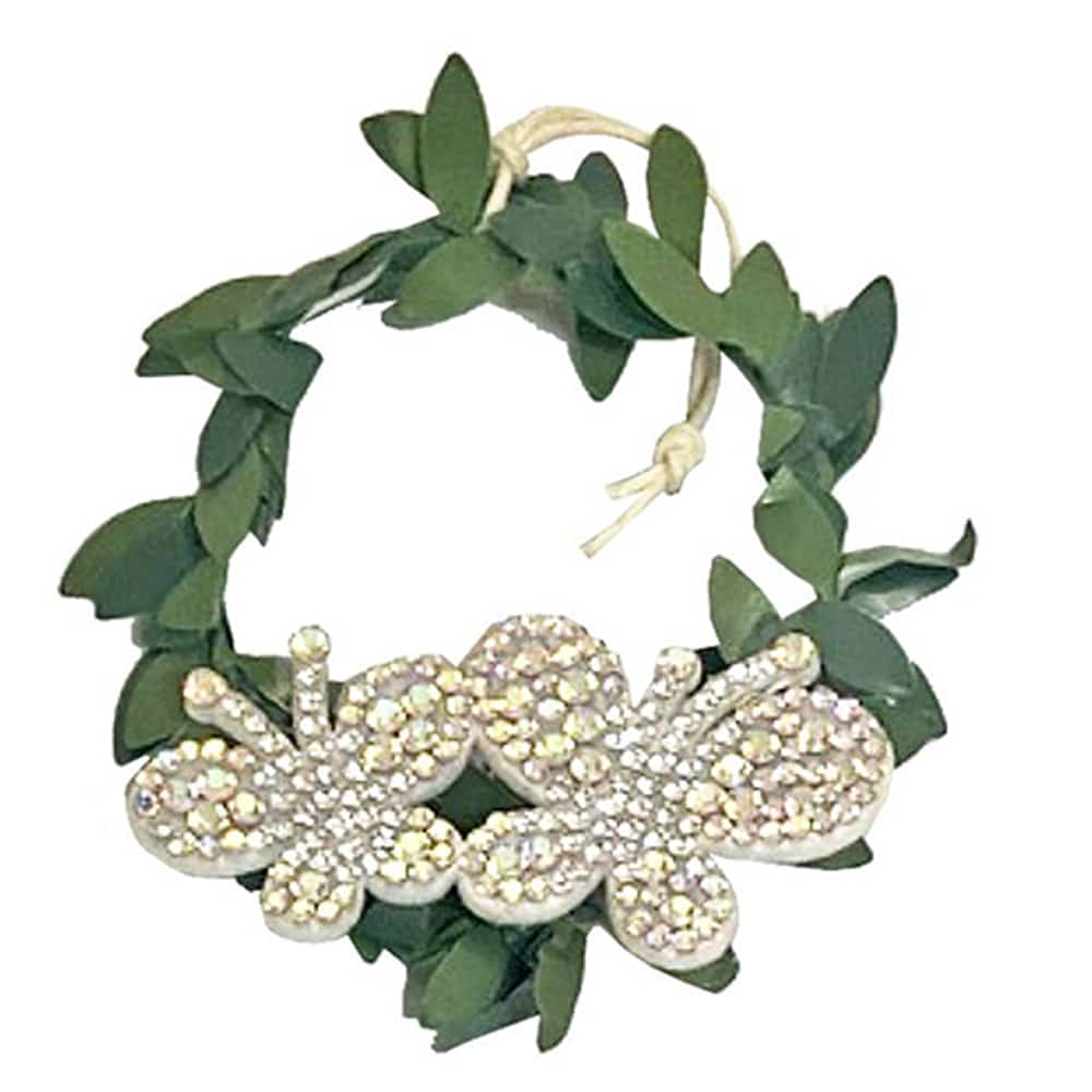 BunnysΣτεφανάκι Κρεμαστό Με Πεταλούδες 3 Χρώματα 8Εκ - 1Τμχpapell.gr